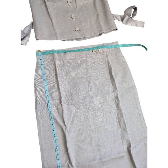Sleeper Lili linen maxi skirt grey size XL - Picture 3 of 6